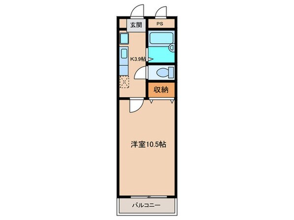 アフロディ－テ９６の物件間取画像